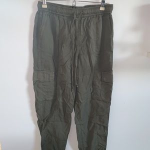 Green comfy joggers